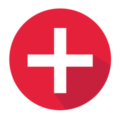 Medical Cross Icon, Hospital Service Icon, Medical Cross Vector Symbol, Cross icon