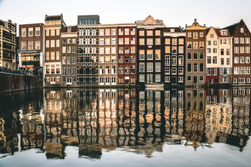 Sunset mood in Amsterdam