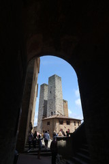 Le torri di San Gimignano - serie di fotografie