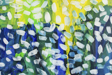 Detail of the Painting as a Background