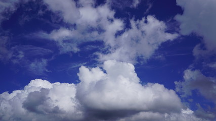 Obraz premium 青空と雲