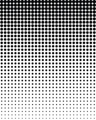 Seamless vector pattern with blend black dots, background - obrazy, fototapety, plakaty