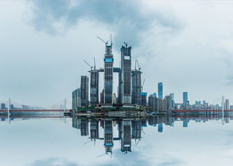 Chongqing Chaotianmen Wharf Landscape, China