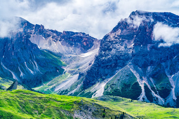 Fototapeta na wymiar Natural landscape of beautiful Mountain of Dolomites