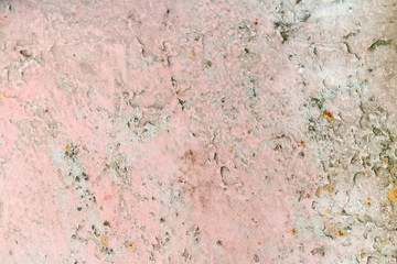 Light pink painted surface. Abstract background of old paint.