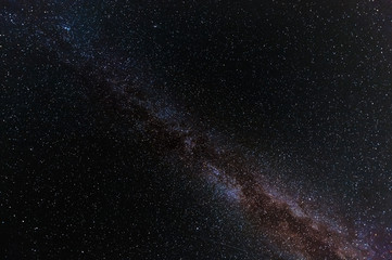 Milky way galaxy with stars and space dust in the universe