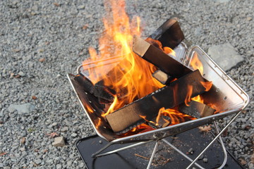 焚き火