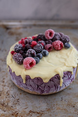 Blaubeer Eistorte