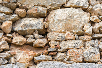 Old rock building texture.