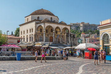 Place Monastiráki à Athènes