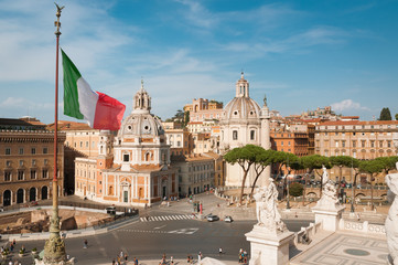 Piazza Venezia in Rome, Italy © PrzemysławNiedziela