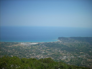 Obraz premium aerial panorama greece