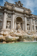 Fototapeta na wymiar Ancient Roman Fountain 