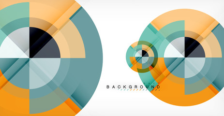 Obraz premium Vector circle abstract background