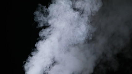 Fototapeta premium Realistic dry smoke clouds fog overlay perfect for compositing into your shots. Simply drop it in and change its blending mode to screen or add.