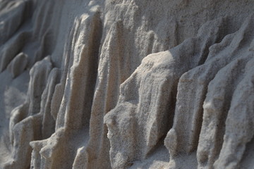 Sandy beach of the sea