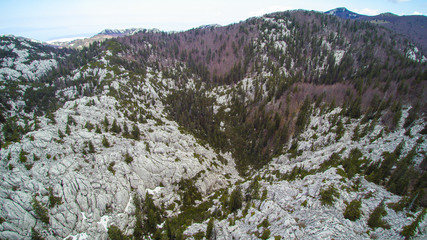Fototapete The Northern Velebit National Park Croatian Nacionalni Park Sjeverni Velebit Is Famous For Its Variety Of Karst Landscape Forms Stepo