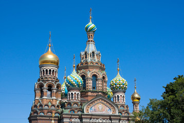 Fototapeta na wymiar Church of the Savior on Blood, Saint Petersburg