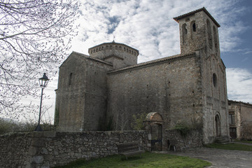 Fototapeta na wymiar Monastery SAnt jaume de Frontanya XI century