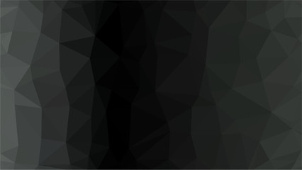 Black Dark Light   Polygonal Mosaic Background, Low Poly Style, Vector illustration, Business Design Templates.