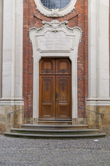 Gate of a the Clemenskirche in Münster (Germany)
