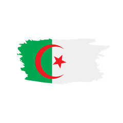 Algeria flag, vector illustration
