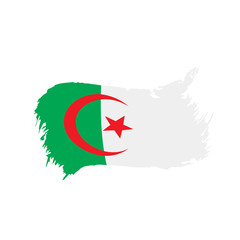 Algeria flag, vector illustration