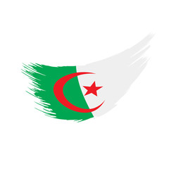Algeria flag, vector illustration