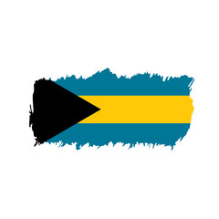 Bahamas flag, vector illustration