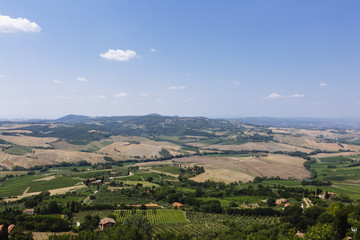 Fototapeta na wymiar Landscape near Montepulciano, Italy