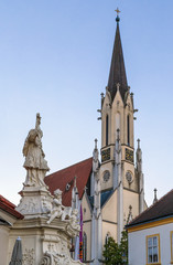 Fototapeta na wymiar Gothic church, Melk, Austria