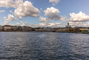 View of the Helsinki skyline in a bright sunny day in summer - 4