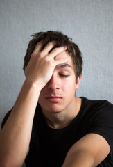 Sad Young Man