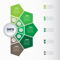 Farming and agriculture life infographics concept. Agricultural brochure layout design template.