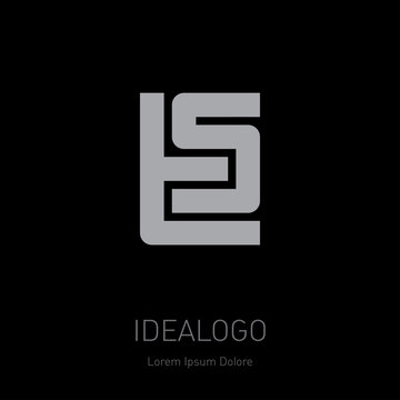 T and S initial logo. T5 - Vector design element or icon. Initial monogram logotype.