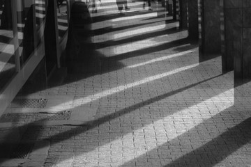 Licht Schatten Architektur Säulen