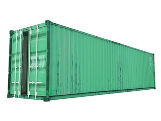 Shipping Container isolated