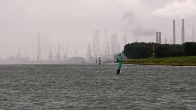 Industrial area of Rotterdam