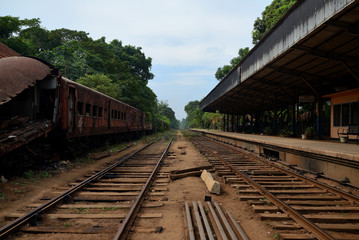abandoned railway, Sri Lanka