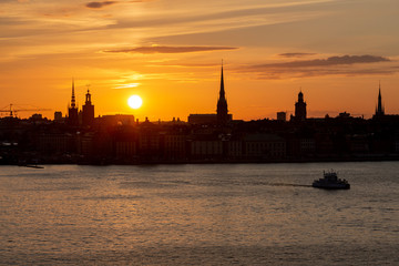 The Swedish capital Stockholm..