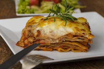 Lasagne mit Rosmarin