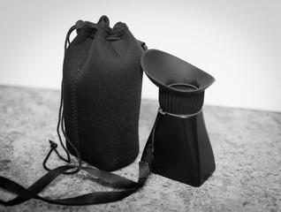One eyepiece viewfinder with  case
