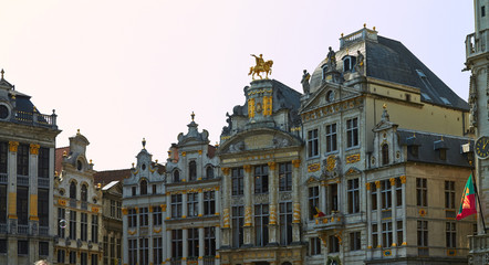 Fototapeta na wymiar Grand Place in Brussels, Belgium July 2018