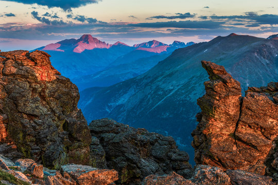 Longs Peak in Rocky Mountain National Park © Michael