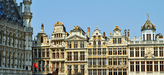 Grand Place in Brussels, Belgium July 2018