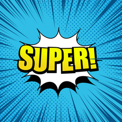 Comic colorful abstract template