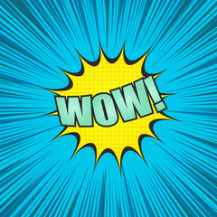 Comic page explosive dynamic template