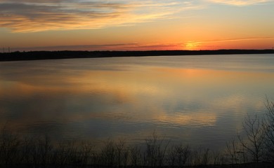 Sunset at the Lake 