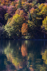 Plitvice lakes national park in Croatia