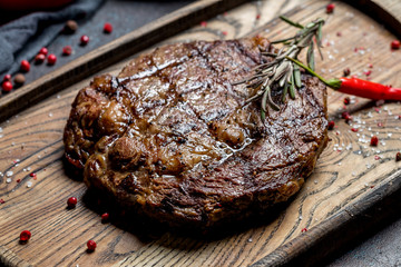 juicy Ribeye steak